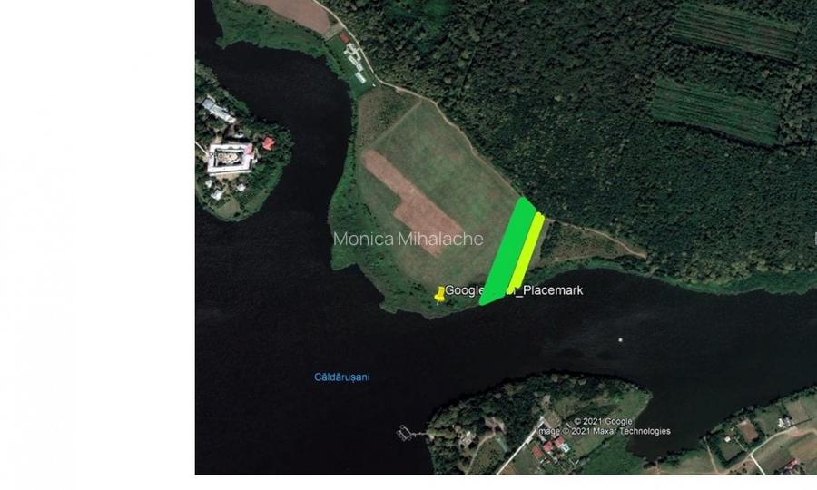 Gruiu-Lipia, 1750mp pe malul lacului Caldarusani, extindere inca 5000mp