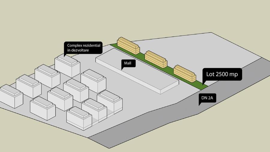 Teren 2.500 mp Ovidiu vis-a-vis de Insula Ovidiu (sens giratoriu) - 9