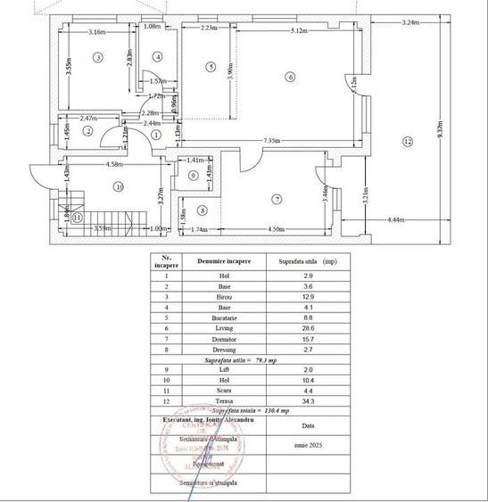 3 camere | curte proprie | bloc nou - 7