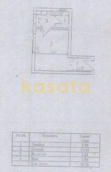 Garsoniera | Investitie | Etaj Intermediar | Langa AFI - 1