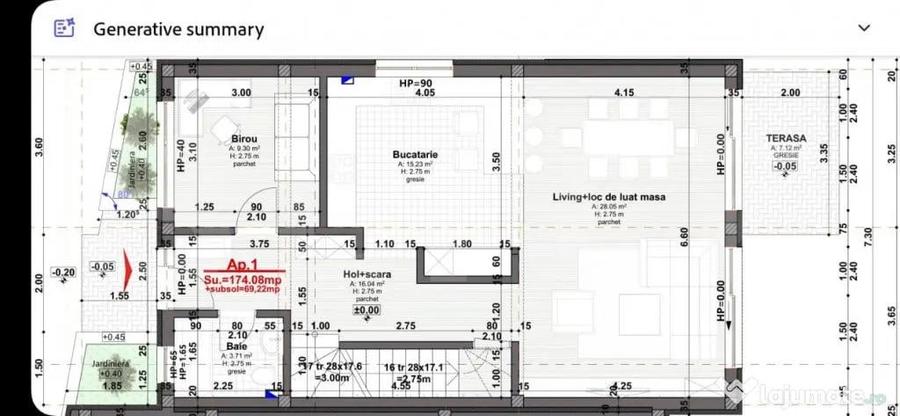 Casa cu 4 camere, 275 mp, zona Big-Manastur - 2