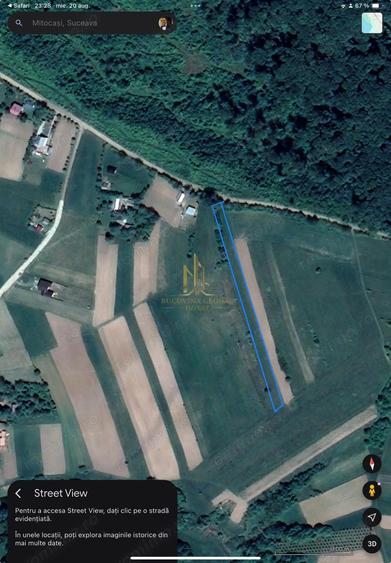 Vand teren in satul Mitocasi, com. Mitocu Dragomirnei 3432 MP - 2