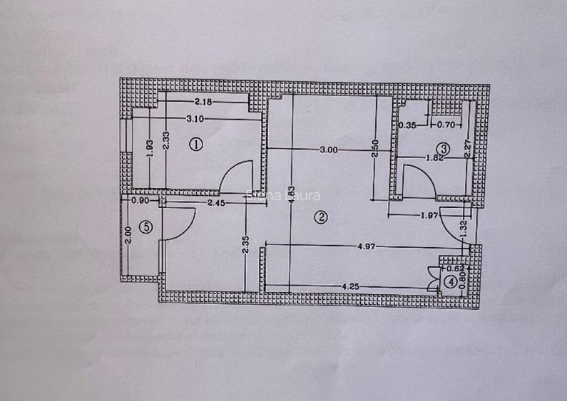 Apartament 1 camera,complet mobilat,utilat,priveli?te panoramica,1 Mai