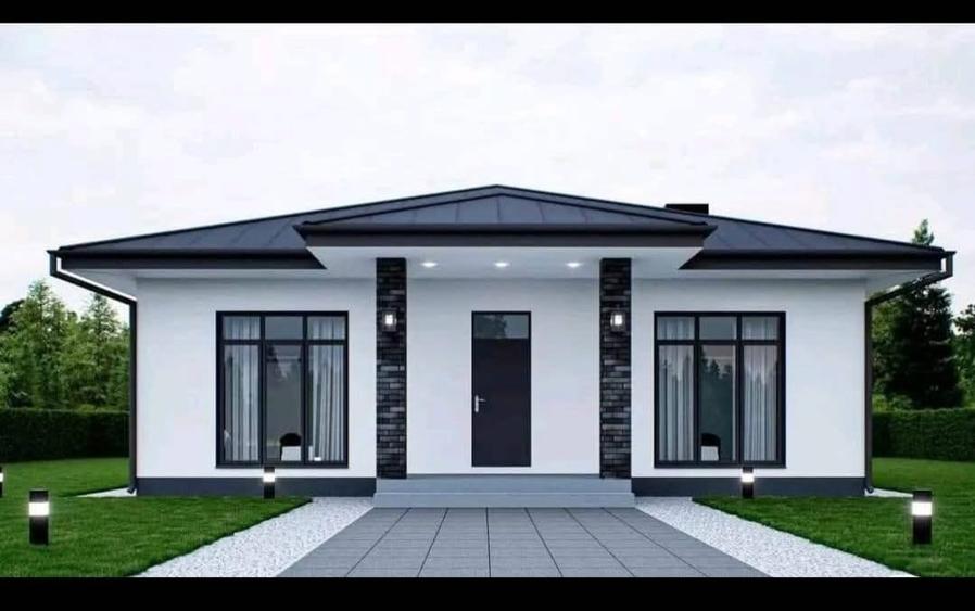 Casa 4 camere parter 100mp | 0 comision | Balotesti - Bavaria | Teren 380mp - 1