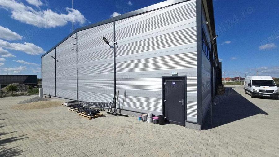 Teren cu hala noua de vanzare, parc logistic Salonta Bihor - 8