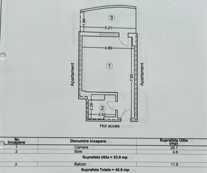 Studio cu parcare privata si priveliste catre ape in complex Casa del Mar - 12