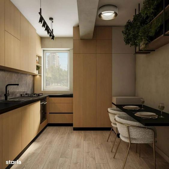 2 camere, 77 mp totali, Bucatarie inchisa, Lift, Incalzire pardoseala - 3