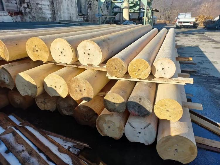 Casa ieftina de calitate din lemn rotund calibrat - 2