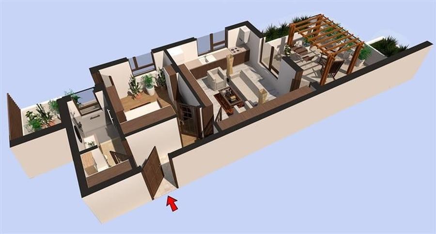 Penthouse, Proprietar, incalzire pardoseala, 2023, terase 40 mp, zona case - 15