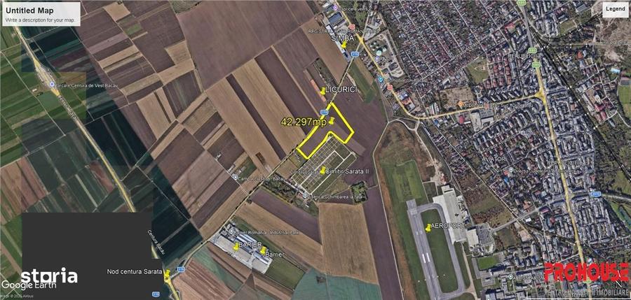 Teren intravilan 43.000 mp - deschidere 356 ml - Exclusiv PROHOUSE - 4