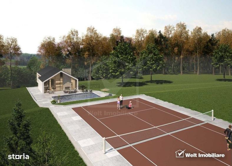 Teren spectaculos, intravilan, Feleacu, zona linistita, padure + para - 7