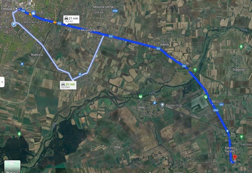 De vânzare parcele de teren intravilan, Sacoșu Turcesc, jud. Timiș - 2