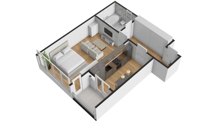 DIRECT DEZVOLTATOR str O.Goga, SELIMBAR Apartament 2 camere 105 000 - 8