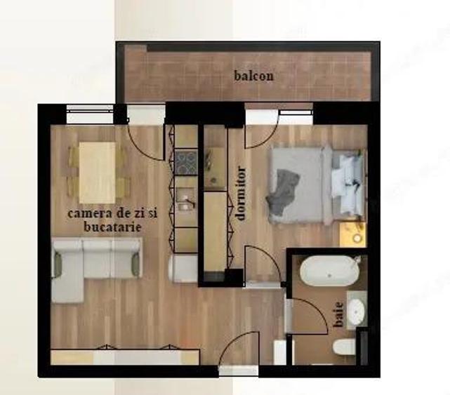 Apartament 2 camere, 55 mp, zona Orasul Vechi - 1