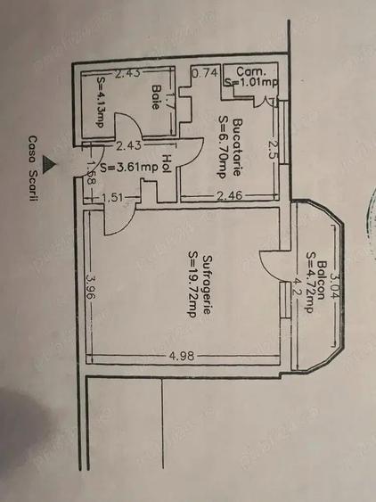 Garsoniera decomandata - Inel II - Institutul de Marina - 4