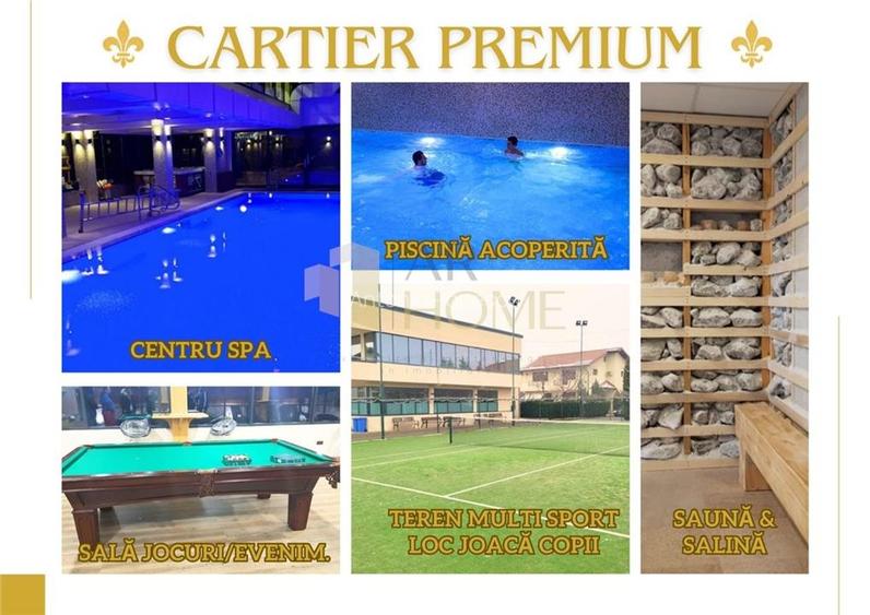 Casa premium, cartier privat cu SPA si teren sport, in Paulestii Noi