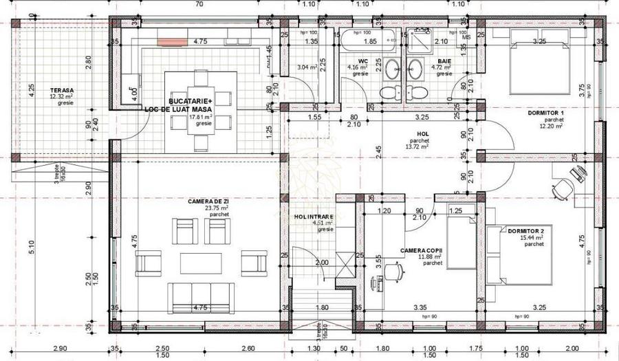 Casa Noua 4 camere-terasa-teren 490 mp-ultrafinisata-Unirea - 2