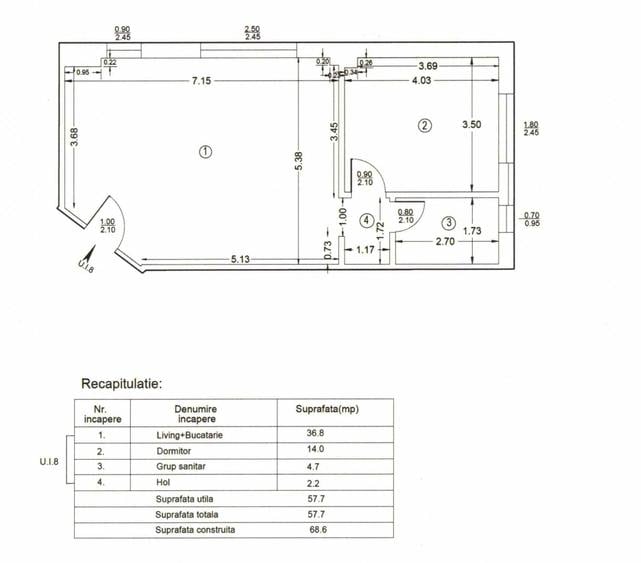 Apartament 2 camere Ploiesti, Mihai Bravu - 7