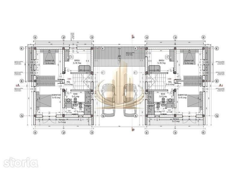 Duplex 117mp, despartit prin camera tehnica, Dumbravita - 2