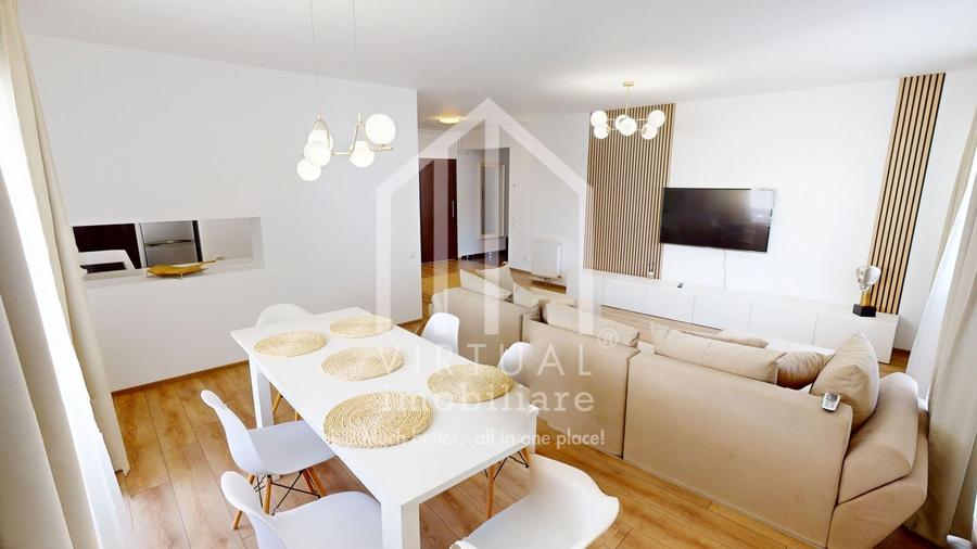 Apartament cu 3 camere, 92mp utili+teresa 23mp, bloc cu lift, etaj 2 - 2