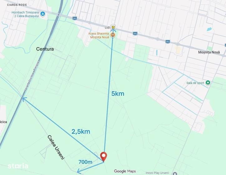 Mo?ni?a Noua: teren SAD 717 mp pe col? | P+2E+M | 61 /mp - 4