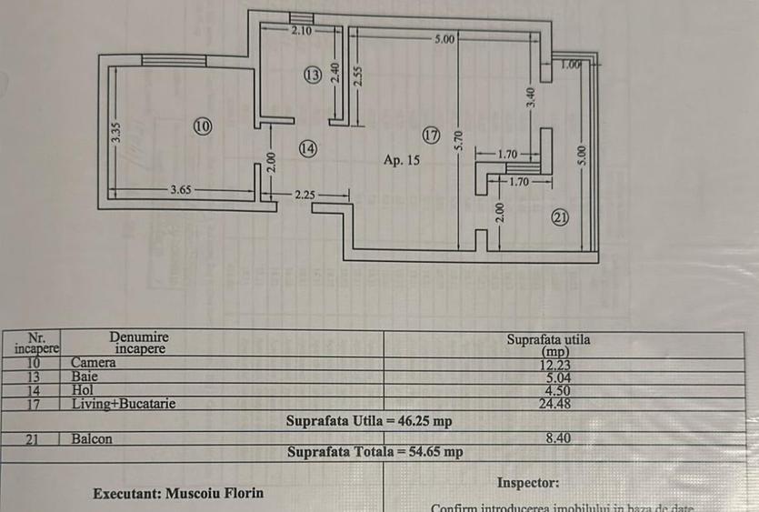 2 camere de vânzare, cu vedere la Mare- 50 m de  Plaja Azimuth 107.000 € - 9