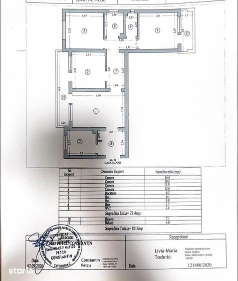Apartament cu 4 camere semidecomandat în Tomis Nord