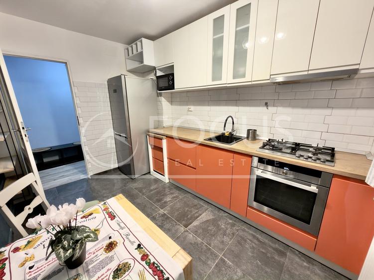 Apartament cu 2 camere decomandat, mobilat în Tei