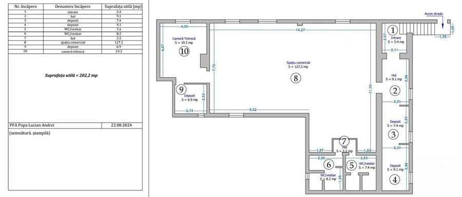 Spatiu comercial 200mp ,semidemisol,optim diverse activitati- zona Rahovei - 5