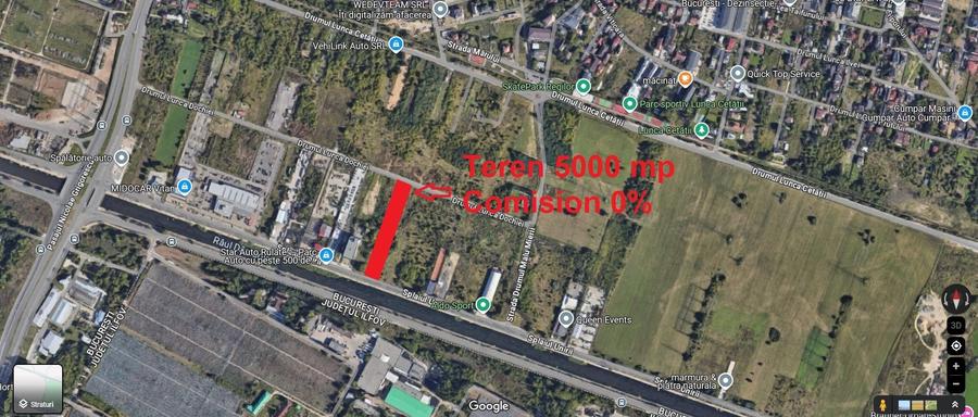 Teren Intravilan Splaiul Unirii - Pasaj Nicolae Grigorescu | Deschidere Dubla - 1