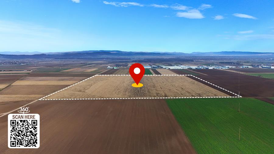 Teren 32,5 Ha compact Prejmer, Brasov. Imagini drona,tur/360 - 3