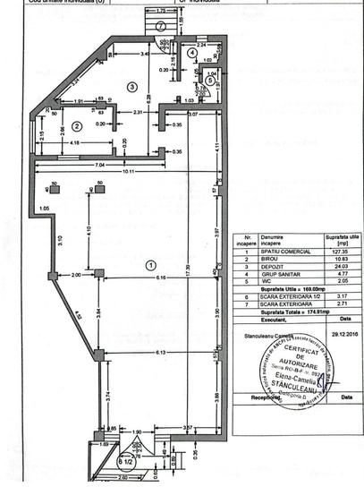 Spatiu comercial S= 174 mp, central, Pitești - idealimob.ro - 1