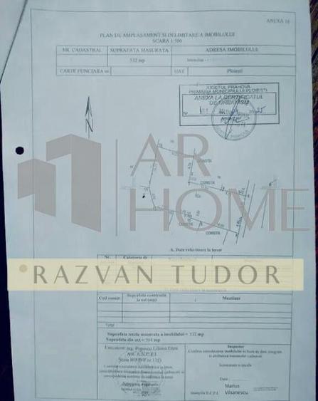 Teren intravilan 532mp , Ploiesti , ultracentral , Gheorghe - 1