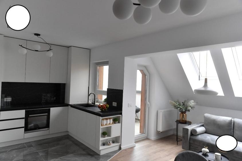 Penthouse deosebit pe 3 etaje cu priveliste zona Coresi - 8