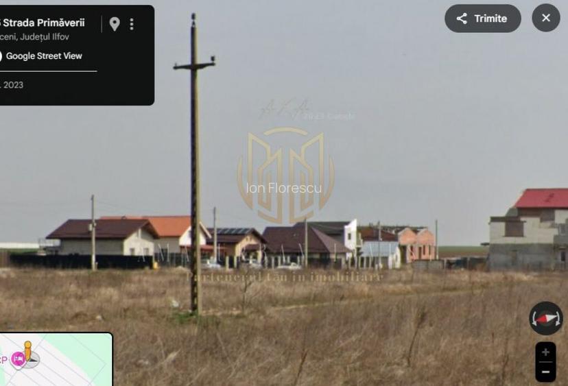 Teren intravilan comuna Berceni 305 mp 20000eur