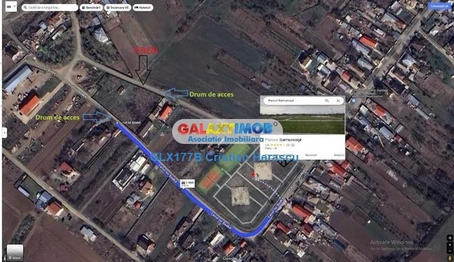 Buftea Samurcasi 400 mp utilitati strada asfaltata 50 euro/mp - 2
