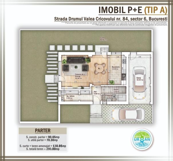 Casă individuală cu 5 camere cu Teren 300 Mp în Drumul Taberei
