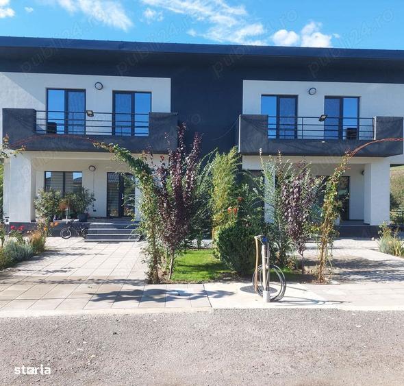 Duplex semifinisat, 4 camere, 225 mp + 500 mp teren, garaj, zona Sun G - 4