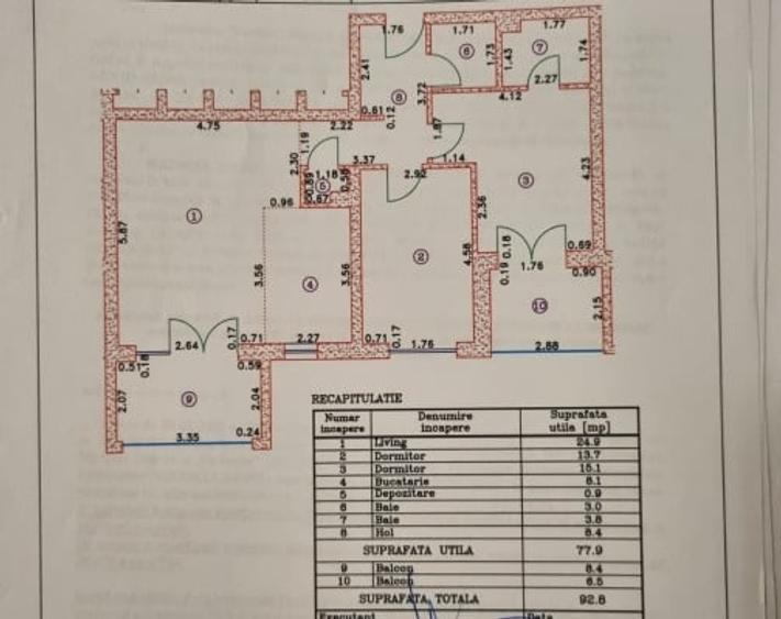 3 Camere + Parcare + Boxa Et.3/11 Central District 4 Elemente - 12