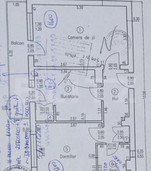 Apartament 2 camere decomandate , zona stadionului Ion Oblem - 1