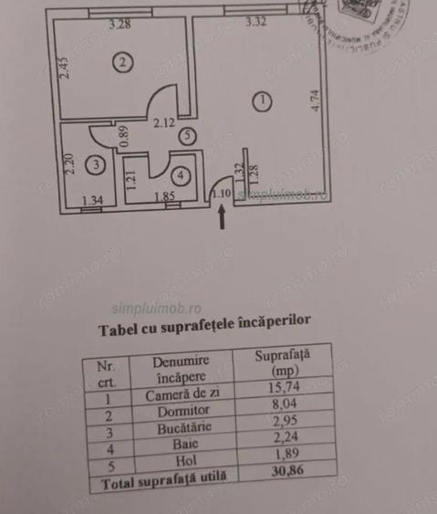 Parcare Decomandat Renovat 2 Camere Dr Gazarului Alunisului - 3