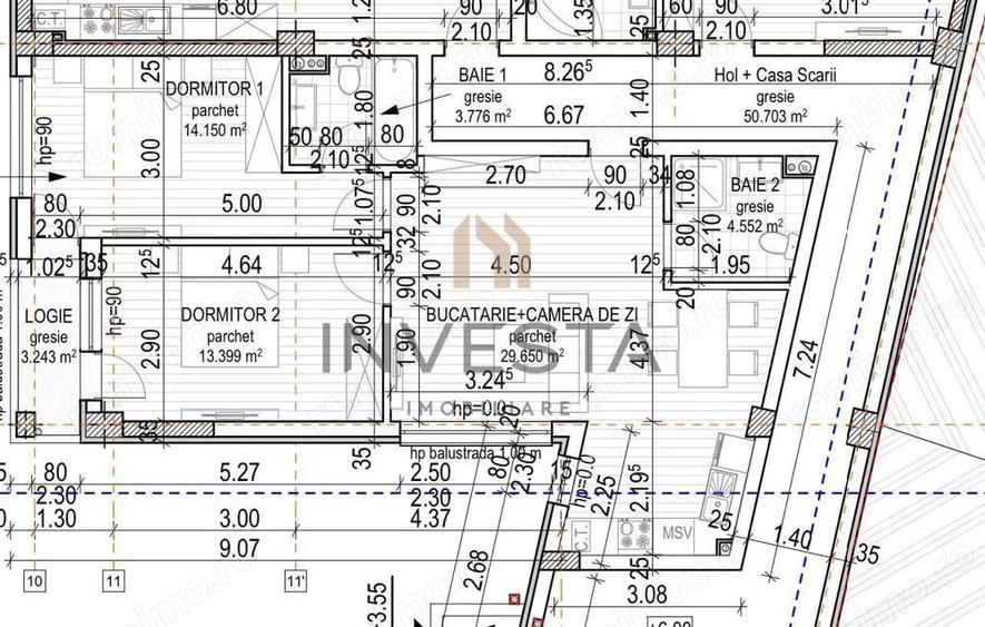 Apartament 3 camere in bloc nou pe Calea Manastur! - 8
