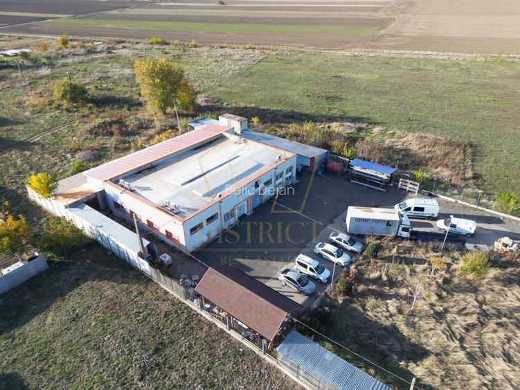 Hala industriala de 655mp + teren 5.838mp | Sag | Acces TIR |
