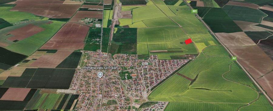 Teren intravilan Valu lui Traian 8500mp D=86ml sau schimb... - 2