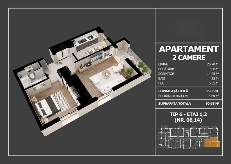 Bloc tip boutique – Popesti Leordeni | Studio- Apartamente 2-3 camere - 8