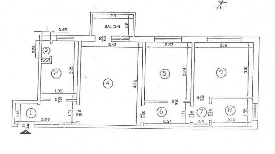 Apartament 3 camere SD, et. 2, Zimbru, mobilat și utilat, locuibil (Proprietar) - 12
