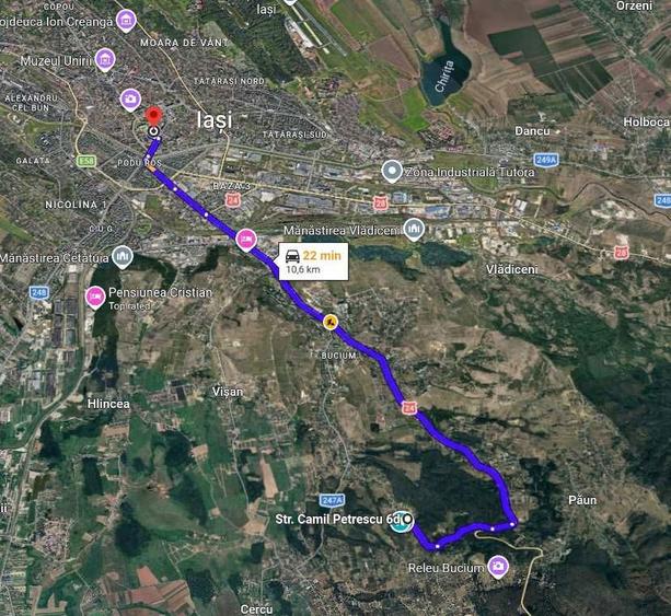 Teren in Pietraria 2.382 mp, langa padure, cu priveliste spre oras - 6