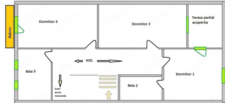 Casa de vanzare in Mosni?a Noua, cartier Europa. - 10