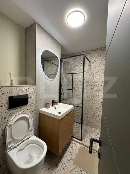 Garsoniera moderna, 30 mp, cu priveliste, la etajul 9, zona Astra - 5