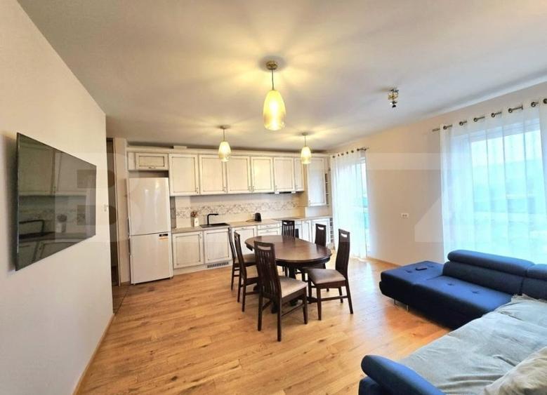 Apartament cu 3 cam, 78 mp, cu 2 bai, balcon si parcare subterana, in zona Vivo - 1